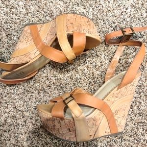 Size 8 ladies Wedge Sandal